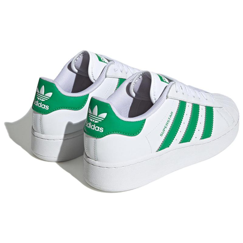 Adidas Оригинальные кроссовки Superstar XLG Белые Зеленые IF8069