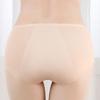 Period Underpants Mid Waist Solid Color Leak Prevention Butt-lifted Good Breathability Elastic Quick-drying