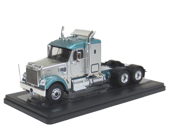 Ixo 1/43 Freightliner Coronado 2012 Серебристый/Зеленый (Готовая модель)