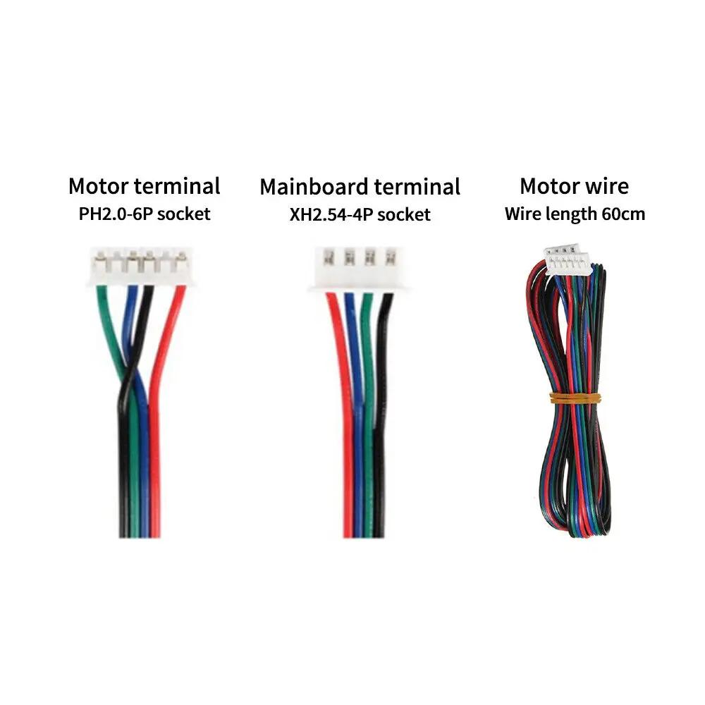 Шаговый двигатель Nema 17 42HS60mm одноосный 5 мм ток 2.3A 2-фазный маршрутизатор 3D-принтер детали маршрутизатора