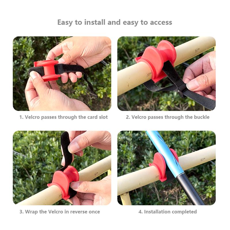 U/A-образная подставка для удочки Портативная стойка для удилища Tpe Подставка-подставка для фидерной рыбалки Держатель для удочки Рыболовные снасти и аксессуары