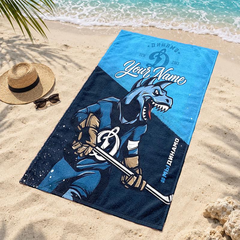 FC Dinamo Minsk Custom Name Beach towels also serve as bath towels summer essential a musthave for the outdoors the beach and the pool