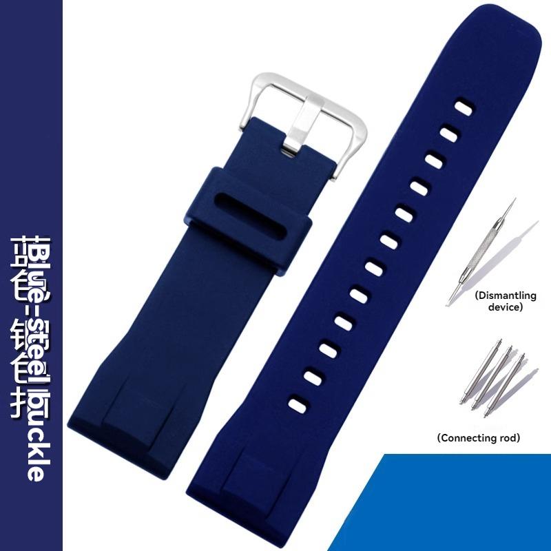 Силиконовый ремешок для часов Prw30 23 мм для Casio PROTREK PRW60 70 50 30 Ремешок PRW6800 PRW6900 Водонепроницаемый резиновый ремешок для часов Браслет Мужской