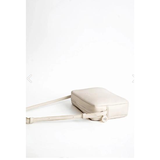 Women's Cream Mini Urban Shoulder Bag