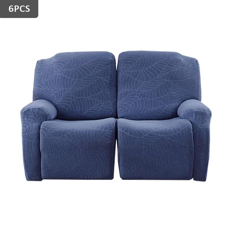 4/6/8pcs/set Leaf Jacquard Lounge Chair Sofa Cover Washable Non-Slip Sofa Protector Pet-Friendly Fits 1/2/3Seater Sofas Recliner