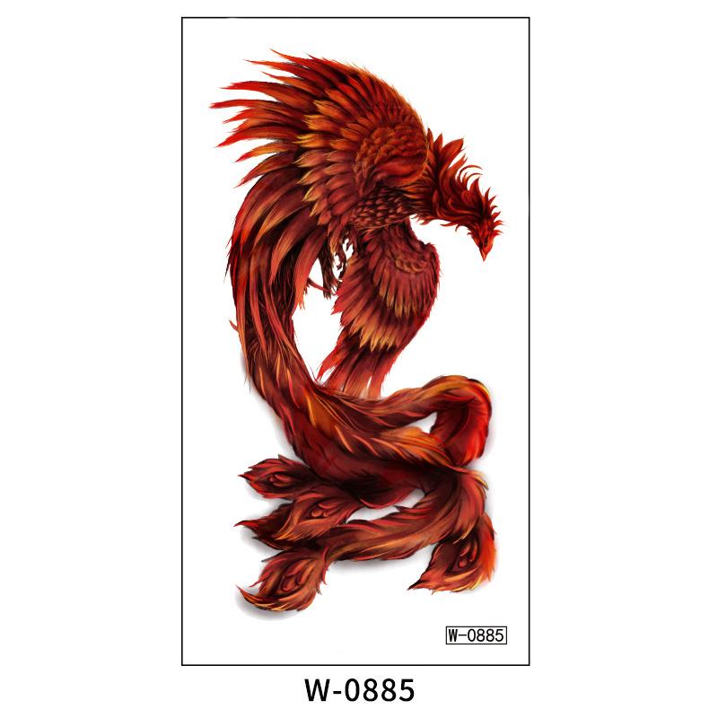 Мультяшная тату-наклейка водостойкая простая буквенно-цифровая временная татуировка одноразовая татуировка