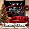 Custom Name Personalized Ajax Print Tapestry, Wall Art Decor, Bedroom, Dorm, Apartment, LivingRoom, Party Backdrop, Gift for Birthday