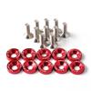 Aluminum Fender Washers Bolt Fender Washer License Plate Bolts M6x20 10Pieces/pack