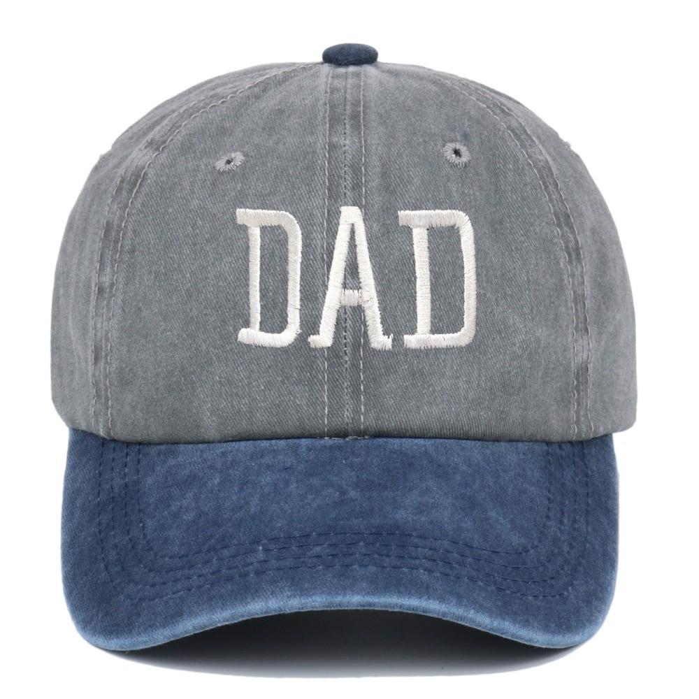 2pcs/set Washed Cotton Couple Mom Dad Baseball Cap Adjustable Sun Hat Vintage Dad Hat For Man Women