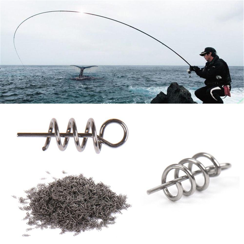 Fishing Tools For Soft Lure Pins Fixed Needle Soft Bait Centering Spring Twist Fishing Hook