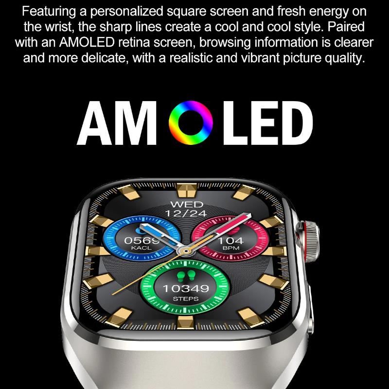 2025 Новые Точные Смарт-часы для Измерения Жира в Крови и Мочевой Кислоты Мужские Микрофизическое Обследование Здоровье Пяти Органов Часы Bluetooth Звонок Смарт-часы