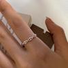 Кольцо Love Pearl Open Index Ring из стерлингового серебра S925 - элегантная, роскошная вещь для женщин