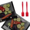 Термостойкая сетчатая сумка для гриля BBQ, антипригарная сумка для запекания и гриля для рыбы и овощей, аксессуар - сетчатая сумка для выпечки на гриле