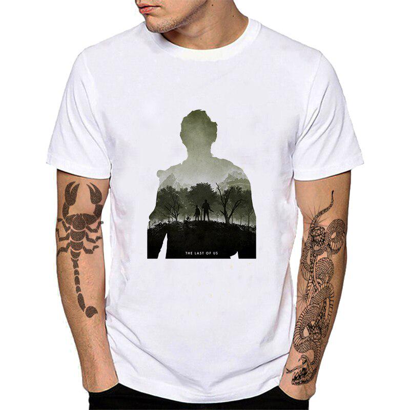 Футболка Last Of Us Part Ii Ellie S Tattoo Lou с принтом жирафа в стиле игры