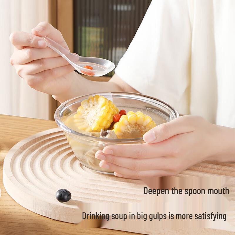 Meiliya Disposable Soup Spoons 50-Pack