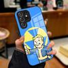 Чехол для телефона F-Fallout для Samsung S25 Plus S20 S20 Plus S22 Ultra S23 FE S21 Plus S21 Ultra Стеклянная крышка