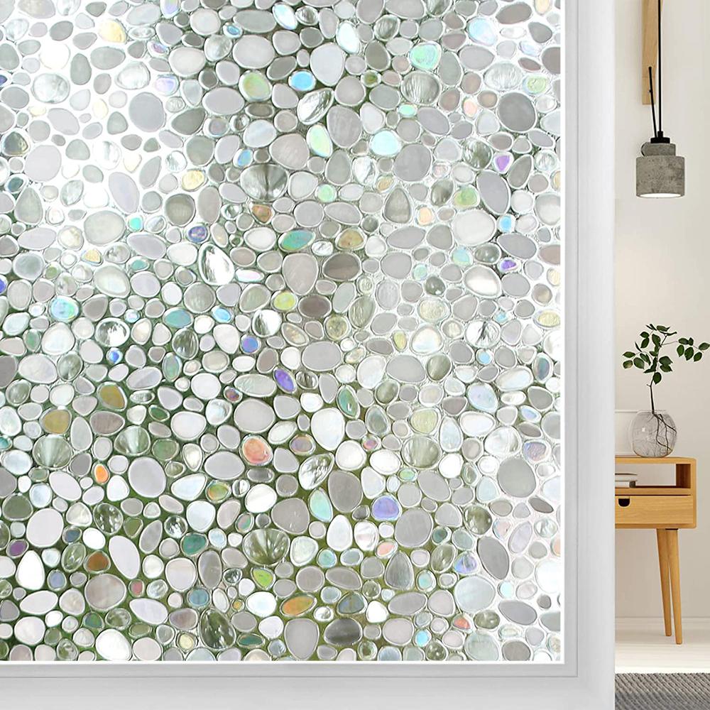 Широкая виниловая 3D-пленка для защиты окон шириной 75/90 см, теплоизоляционные радужные пленки для окон, декоративные наклейки для стекла с защитой от ультрафиолета