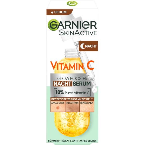 Garnier Skin Active Ночная сыворотка с витамином С 30 мл
