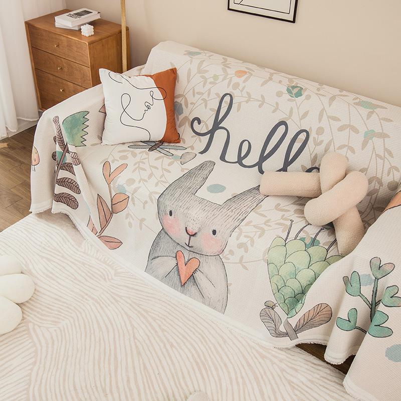 Полотенце для дивана, полное покрытие, простая подушка, полное покрытие, универсальный чехол на все сезоны