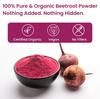 Vlado's Himalayan Organics Органический порошок свеклы 100 г | Для лица, кожи, волос | Натуральные антиоксиданты и заряд энергии