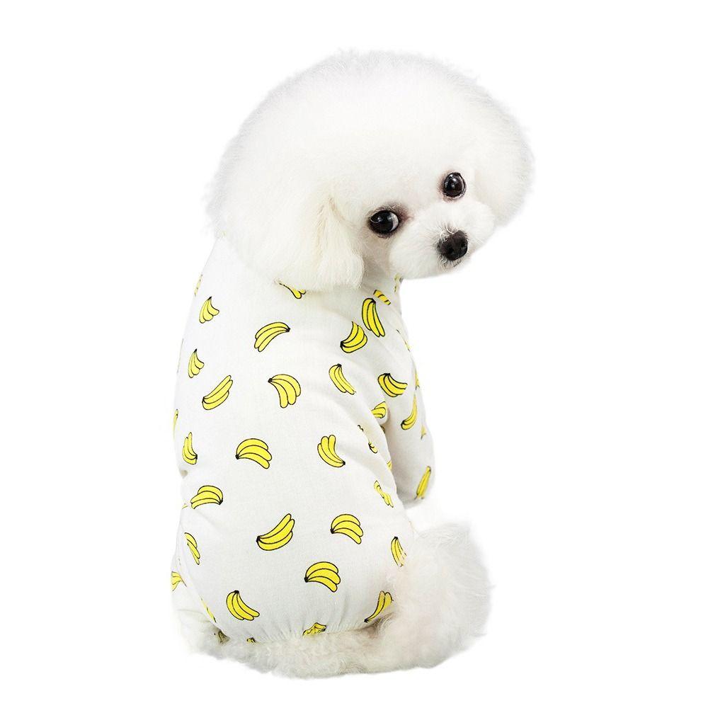 Comfortable Dog Jumpsuit Soft Pet Bodysuit Clothes Pet Apparel Puppy Rompers  Spring