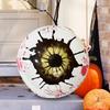 2/4PCS Eyeball Shape Festival Decorations Bloody Design Party Decorations Decorative Balloons Dark Style 22 Inches