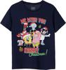 SpongeBob SquarePants Kids Christmas Navy T-Shirt _ Boys Girls Patrick Squidward Sandy Mr Krabs Gary Krabby _ Xmas Gift