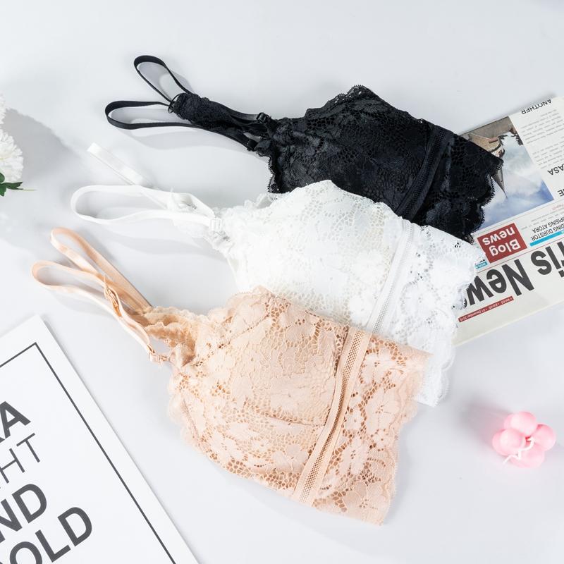 Женский бюстгальтер на слинге с запахом груди, сексуальный кружевной бюстгальтер с красивой спинкой, без стальных колец, бюстгальтер пуш-ап, модный бесшовный жилет с открытой спиной, женское нижнее белье