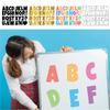 Creative 4 Inch Letter Stickers Colorful Vinyl Alphabet Stickers Waterproof English Letters Notice Board Stickers Blackboard