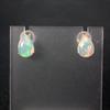 [New] K18 Pear Shape Opal Earrings [i11-7]