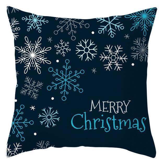 Рождественская серия «Снежная сцена» Наволочки Домашняя наволочка для дивана Чехлы для подушек для автомобиля Домашнее использование