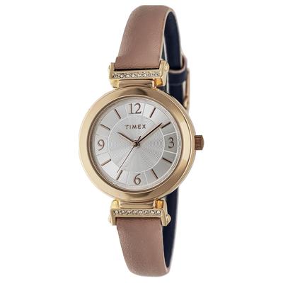 Часы TIMEX Main Street, Кварцевый механизм, Водонепроницаемые, Минеральное стекло, Серебристый циферблат, Унисекс, TW2W96300 [Оригинал]