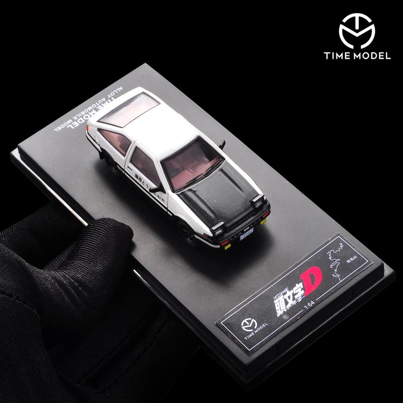 new Timemicro 1/64 Ae86 Rx-7 Initial D Manga Color Scheme Die-Cast Alloy Collection Decorations Ornaments Model Car Toy