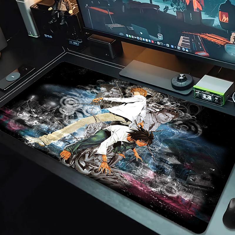 Death Note Anime Color Mouse Pad Large Gaming Table Cushion Non-slip Laptop Tablet Big Mousepad XXL Mat Mini PC Playmat With Lock edge