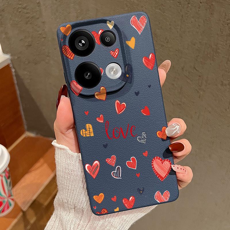 Мягкий силиконовый чехол с рисунком воздушных шаров для Xiaomi 13t Poco X6 M6 Pro Redmi Note 14 13 12 11 10 Pro, противоударный кожаный текстурный однотонный чехол