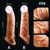 21 см Реалистичный рукав для пениса Большой рукав для увеличения пениса Удлинитель для пениса Замок для спермы Презерватив Секс-игрушки для мужчин Секс-товары
