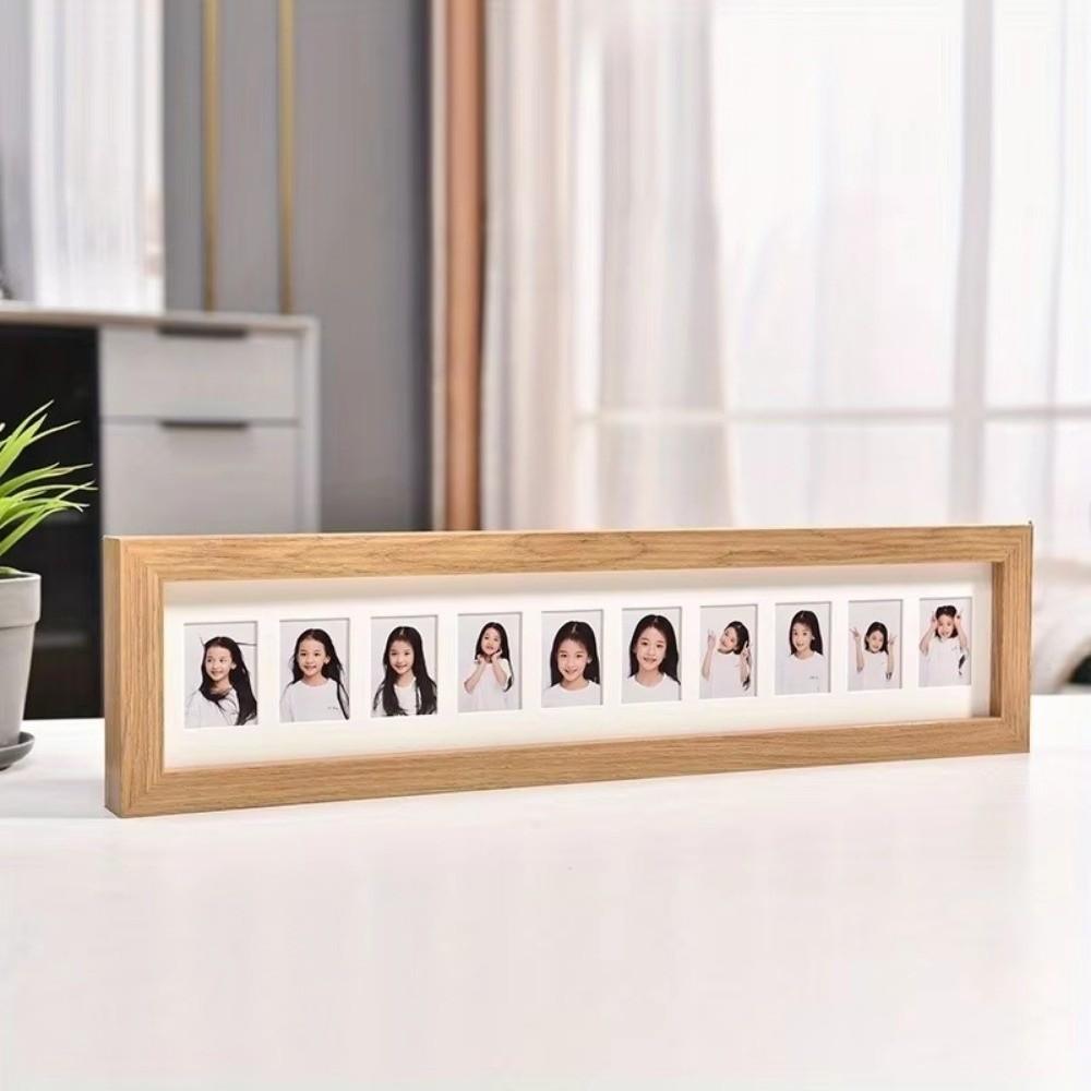 Porous Picture Frame One-inch Photo Baby Keepsake Frame Vintage Photo Frame Memory Gifts