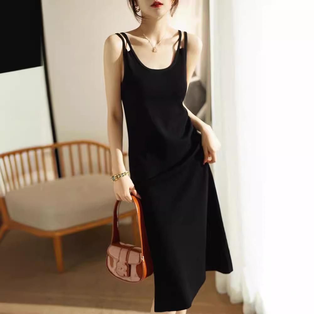 Женская юбка на подтяжках с двойным плечом, весна/лето 2024 г. - универсальное платье богини темперамента