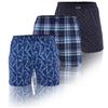 Мужские удобные свободные хлопковые боксеры - - Модель Bm002, 3 штуки