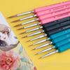 11pcs Ergonomic Handle Fine Tip Paint Brushes Set No Shedding Detailing Brush  Chinese Painting