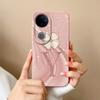 Чехол для Vivo V50 V40 V30 Lite V20 V21 V30e Модные чехлы для телефона с короной и буквами Защитная пленка для экрана Жидкий силикон Пылезащитный чехол для Vivo Бампер