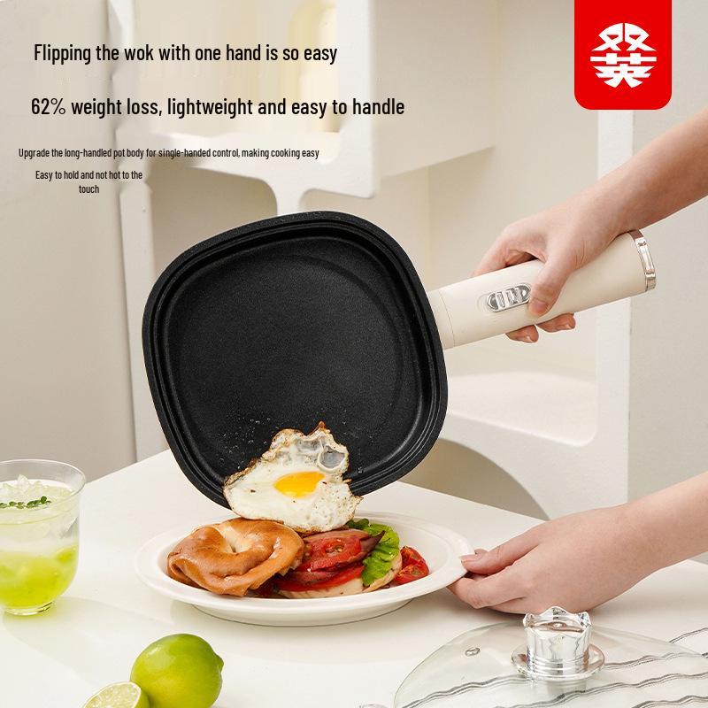 Compact Non-Stick Electric Griddle & Waffle Maker
