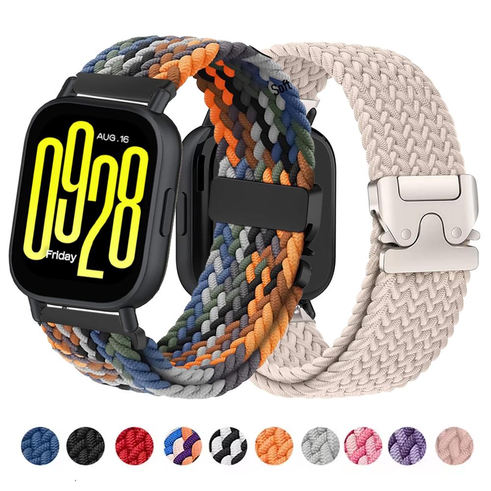 22 мм ремешки для Redmi watch 5 active/5 lite аксессуары умные часы Парашютный плетеный браслет ремешок Redmi watch 5 active Ремешок