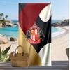 Пляжное полотенце с принтом футбольного клуба Sunderland, большое, мягкое, быстросохнущее, для пляжа, кемпинга, плавания
