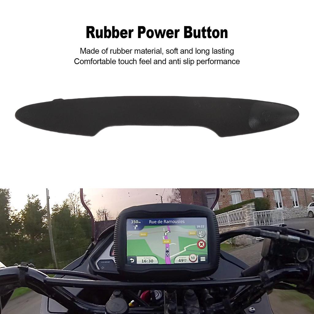 Rubber Power Button Soft Anti Slip Abrasion Proof Replacement for Garmin Zumo 340LM 345LM 350LM 390LM 395LM
