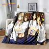 K-ON Cartoon Cute Lolita Kawaii Girls Мягкое плюшевое одеяло, фланелевое одеяло, плед для гостиной, спальни, кровати, дивана, пикника
