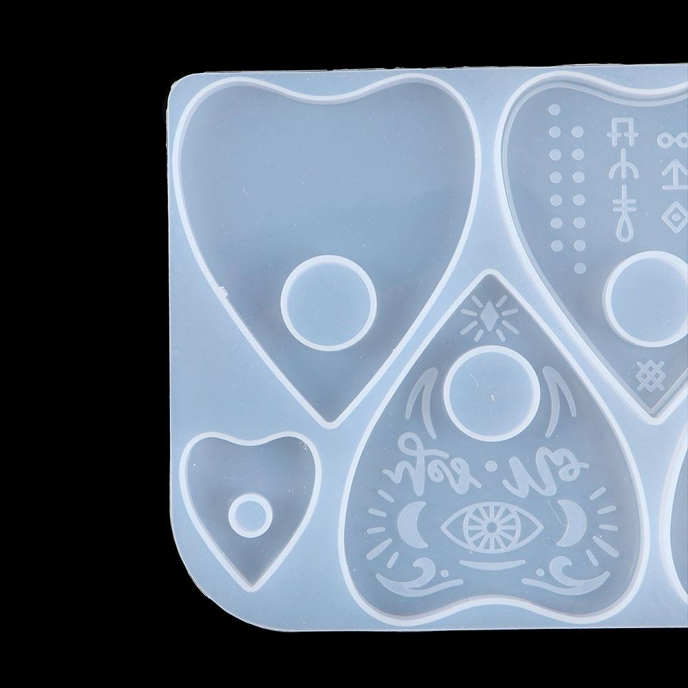 Game Gothic Epoxy Handmade Silicone Clay Tools Ouija Board Planchette Mould Resin Casting Mold