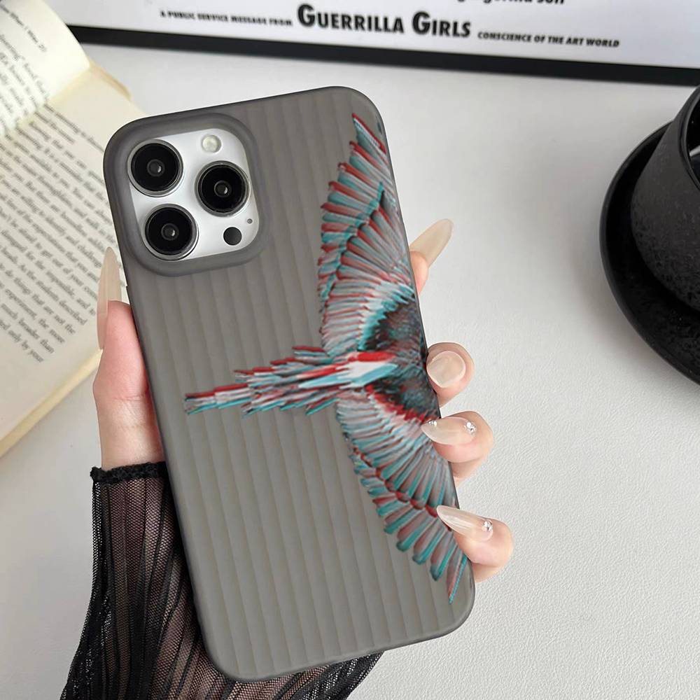 Fashion Burlons Design-Marceloes Soft Corrugated Phone Case For IPhone 11 12 13 14 15 16 17 Pro Max Plus Pro Shockproof Cover