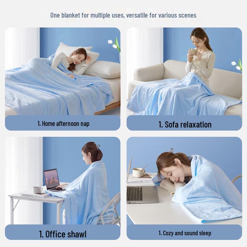 Летнее жаккардовое махровое одеяло Hengyuanxiang