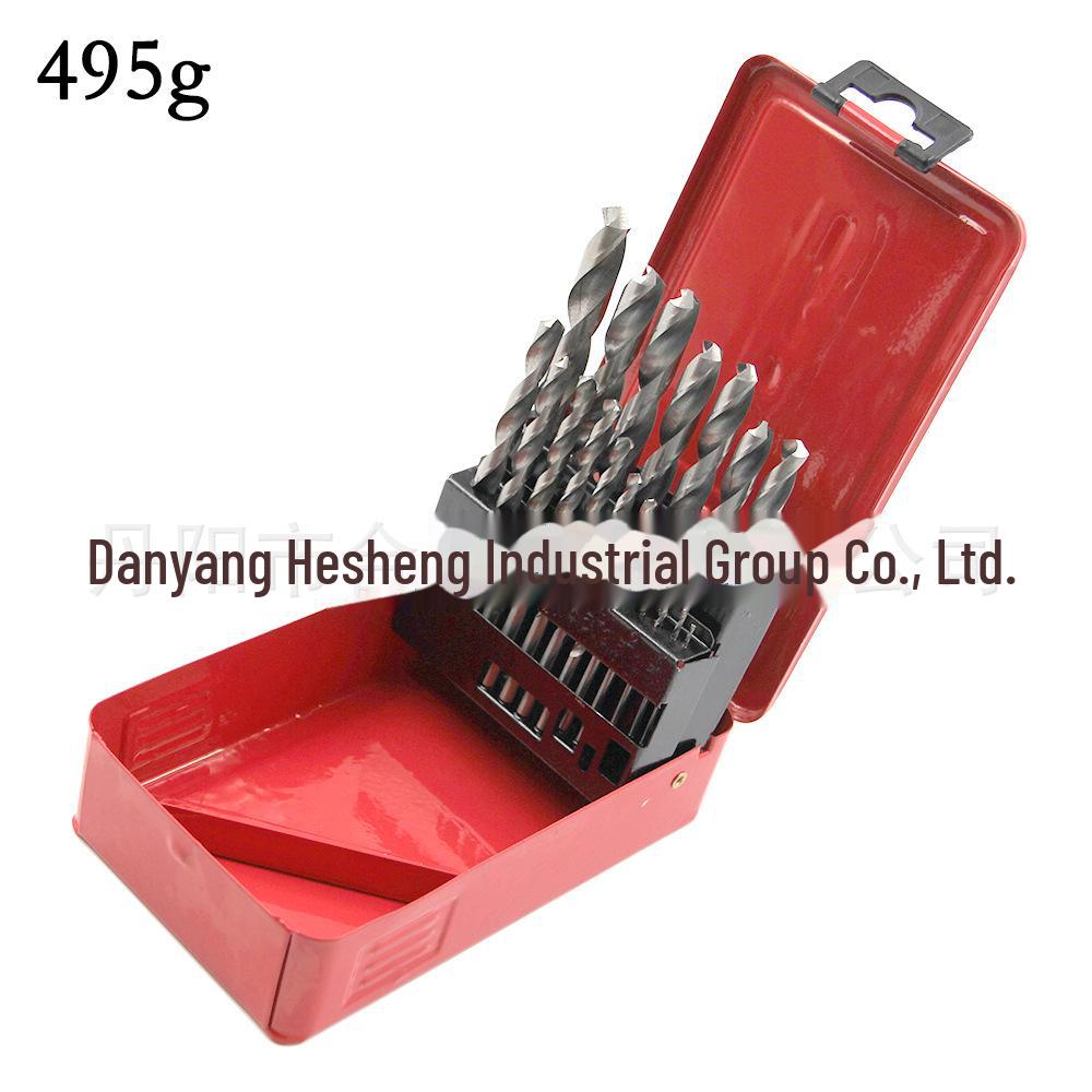 Twist Titaniumcoated Highspeed Steel Drill Bit Set For Electric Drills Straight Handle White Drill Cutting Tool For Diy Woodworking